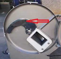 Нож серповидный для слайсера QH-250S (1 шт) фото 4 Нож серповидный для слайсера QH-250S (1 шт) фото 4