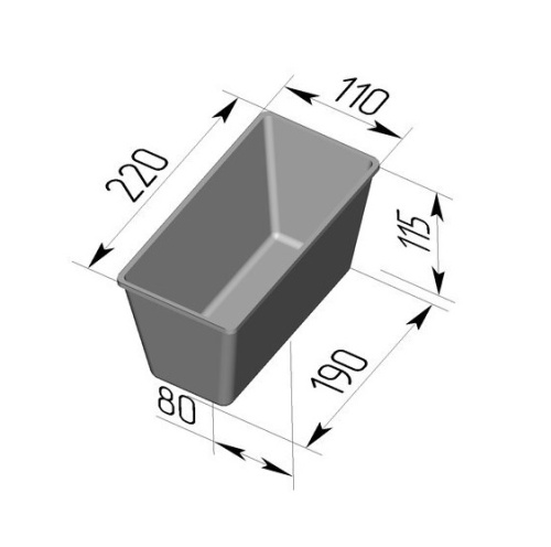 Хлебная форма 5Л7 (5 секций) фото 2