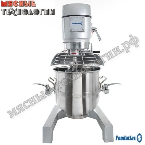 Миксер планетарный Foodatlas Eco B-40BA (40 л, 3 скорости) фото 16