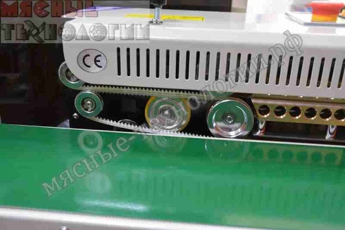 Роликовый конвейерный запайщик пакетов DBF-900W (с правой подачей) фото 6