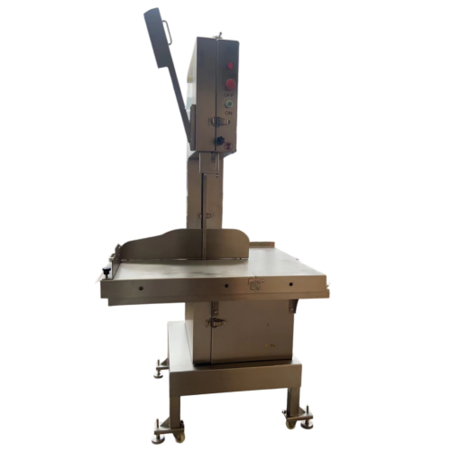 Пила для мяса и костей ленточная QH-500A / JG-500A (подвижный стол, 380 В) фото 4